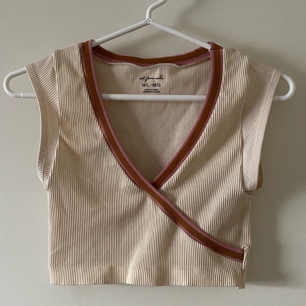 Out From Under Go For Gold Seamless Crop Top,‎ M/L